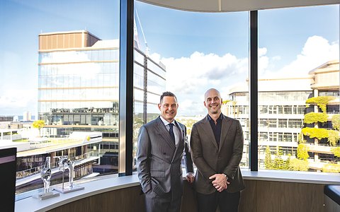 Professor Rodda and Dr Joe Coory at Maroochy Private Hospital