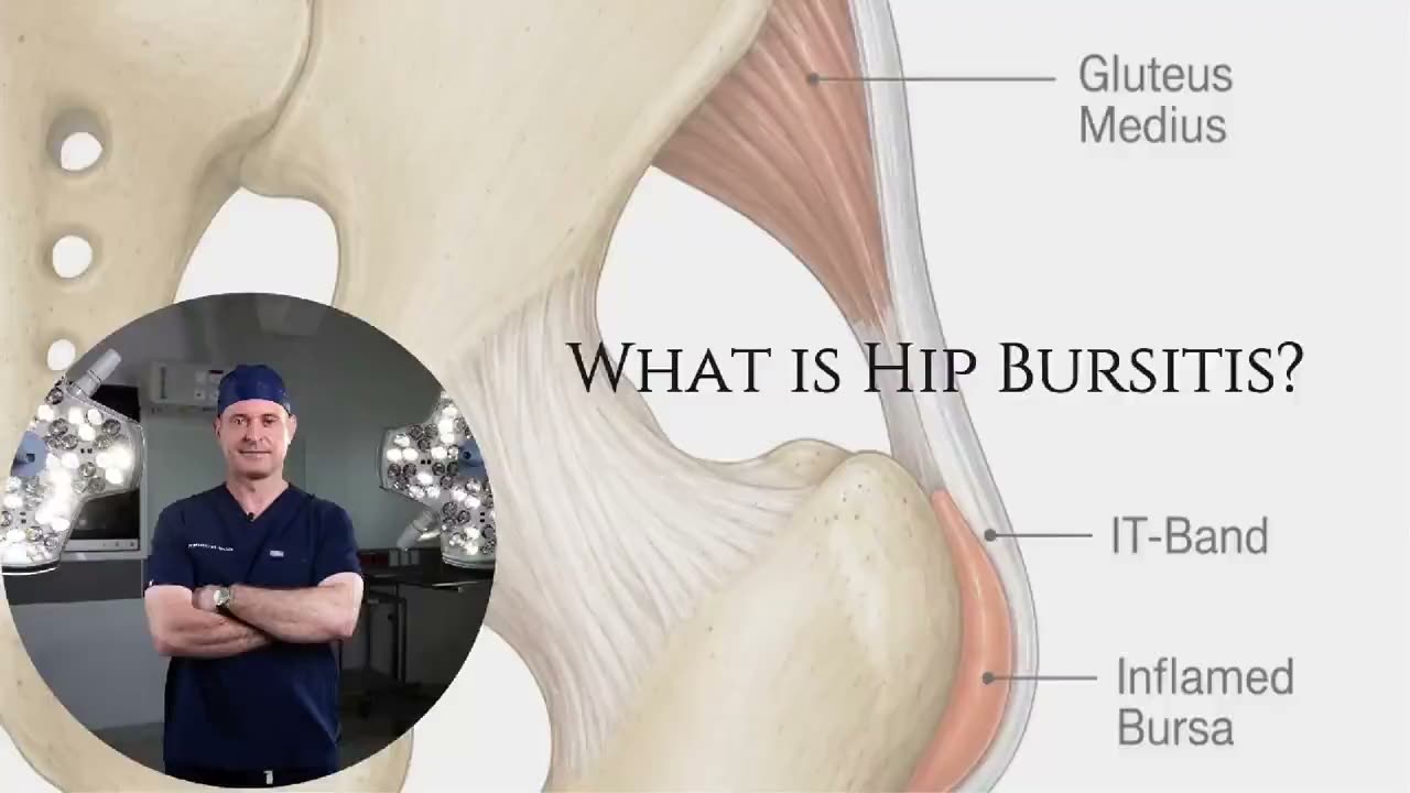 Hip bursitis, film cover