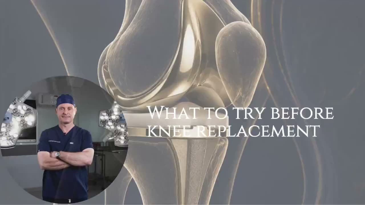 What to try before knee replacement, film cover